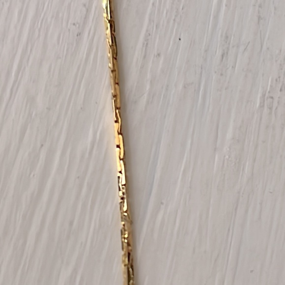 HOST PICK-Necklace/earrings set goldtone/blue - Picture 4 of 4